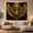 Golden Scarab, variant on Cats Seeing Regal with Upright Seated Pose Facing, Playful Fantasy for Cat Lovers, Cat Wall Art, Mother'S Day Gift, Tapestry Wall Hanging for Bedroom, Living Room and Dorm