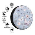 thumbnail image 4 of Susaid Blue Butterfly Print Tire Covers,Waterproof Anti-UV Snow Sun Rain Tire Covers for RV,Truck, SUV, Trailer, Camper-15 inch, 4 of 6
