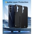 thumbnail image 4 of Funda de teléfono FNTCASE para Samsung Galaxy A16-5G a prueba de golpes, negra, 4 of 8