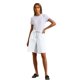 thumbnail image 4 of Pantalones de la Cintura Elástica de las Mujeres Medio Pantalones Cortos Botones de la Cintura Elástica de Verano Lino Bolsillos Pantalones, Lino de Algodón, 4 of 8