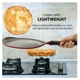 thumbnail image 2 of Crepe pan, , Ceramic, Nonstick pan, 10 inch, Bakelite Handle, Tawa pan, Griddle, Pancake Maker, Skillet, Omelette, Tortilla, Roti, Naan, Dosa, Lightweight, free, Red, 2 of 8