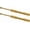 Brushed Gold, variant on 12" Valet Rod for Closet Pull Out (1 Pack, Chrome)