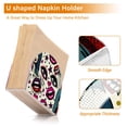 thumbnail image 4 of Napkin Holder for Table Comic Lips Eyes Stars Acrylic Clear Tissue Dispenser Stand Kitchen Dining Bar Tabletop Picnic Restaurant Decor, 4 of 9