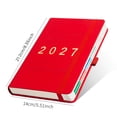 thumbnail image 3 of 2027 Calendar Planner, 5.51"x8.35" Weekly Monthly Schedule Book with Tabs (Red), 3 of 6