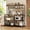 Rustic Brown + Black, variant on L-Shaped Bakers Rack with Power Outlet, 6-Tier Microwave Stand with Open Storage, Kitchen Shelf with Hooks, Coffee Bar with Wire Basket, Black
