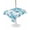 Teal Blue, variant on Outdoor Tablecloth with Umbrella Hole for Patio/Picnic/Party/Camping, Spring Flowers Waterproof Table Cloth Rectangle Table Cover Washable, Blue Botanical Watercolor Wildflowers (60"x 84")