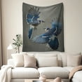 thumbnail image 2 of Flannel Fleece Twin Blanket, Soft Large Twin Blanket, Lightweight Cozy Plush Twin Blanket Fit Sofa Bed, 60"x80", Birds, 2 of 7