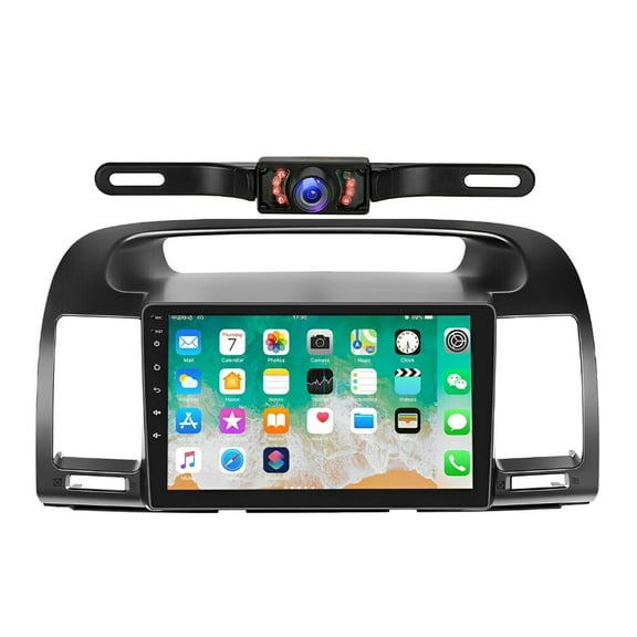Zcargel 9in Android 13 Car Stereo Radio GPS Navigation Head Unit 2 32G for Camry 2000-2006, Built-in Wireless CarPlay, Android Auto, Bluetooth, WiFi, FM/RDS, SWC