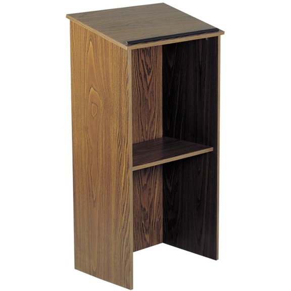 Oklahoma Sound® Full Floor Lectern (Medium Oak)