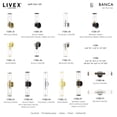 thumbnail image 3 of Livex Lighting Banca 2-Light Metal & Glass ADA Vanity Sconce in Polished Chrome, 3 of 13