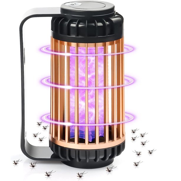 1 lámpara antimosquitos, mata insectos eléctrica, trampa para insectos 2022, mata mosquitos, lámpara para mosquitos con trampa para insectos, luz UV 365 para dormitorio, cocina, jardín, oficina JM