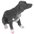 thumbnail image 2 of Estatua de perro resistente al agua, duradera, vívida, encantadora, estilo campestre, atractiva decoración decorativa para el hogar para exteriores, 2 of 8