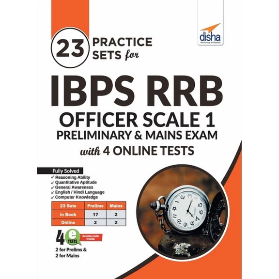 23 Practice Sets for IBPS RRB Officer Scale 1 Preliminary & Mains Exam with 4 Online Tests 4th Edition, (Paperback)