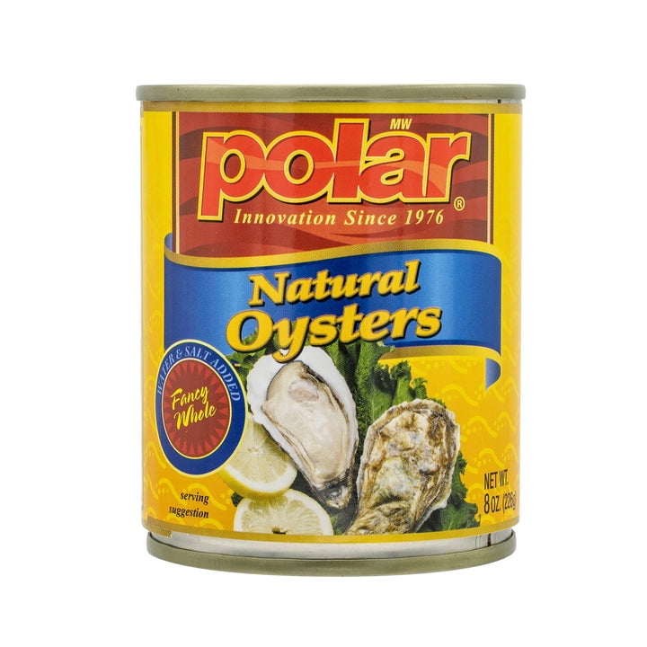MW Polar Boiled Oysters 8 oz Can (Pack of 12)