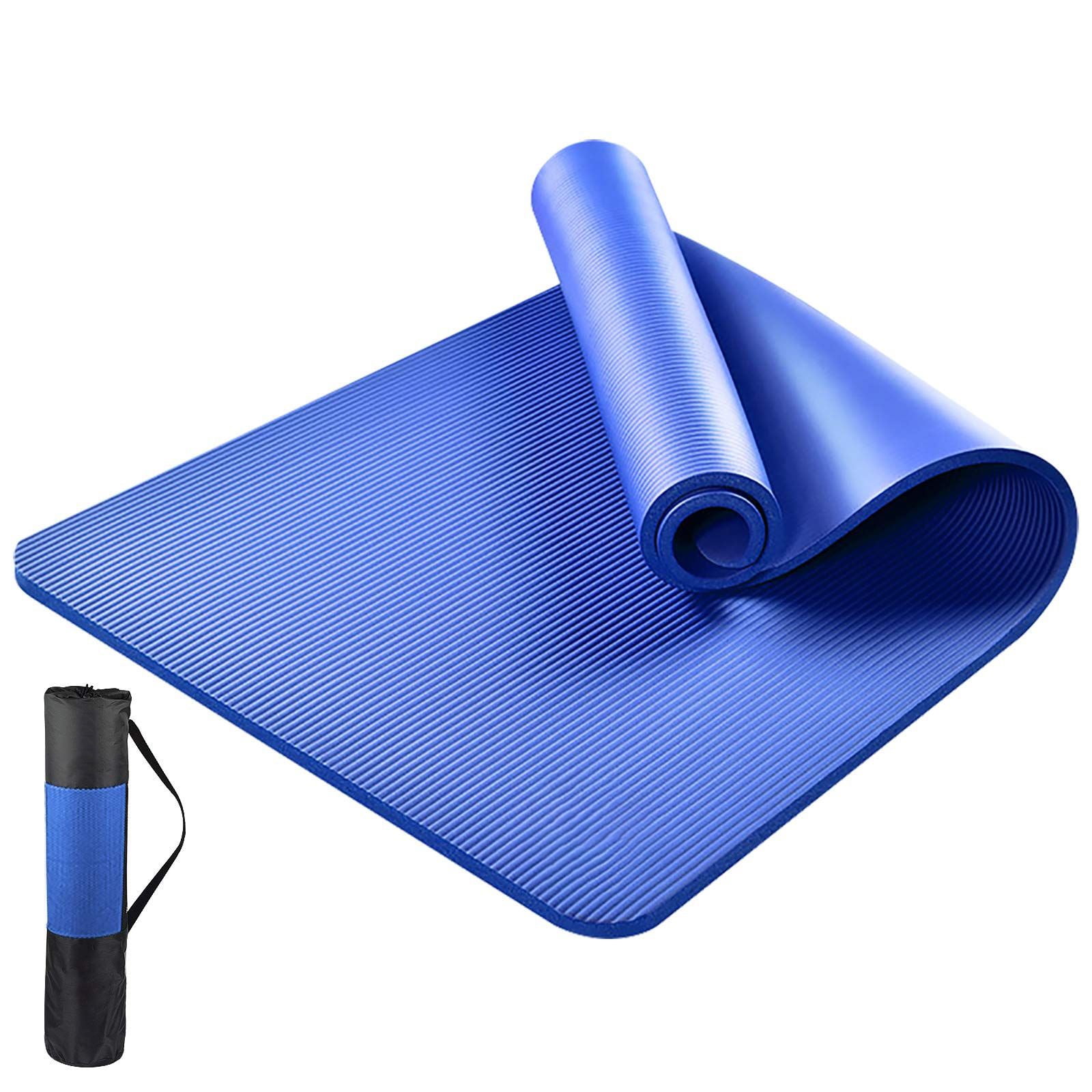 Extra Thick & Wide Non Slip Workout Fitness Home Exercise Mats for Women Men GUEST HAND Yoga Mat 72L x 32W x 2/5 Thickness