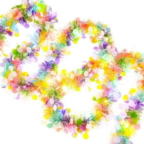 16.4FT Easter Tinsel Garland with LED String Light Easter Egg Twist Garland Metallic Wire Garland Easter Tinsel Garland Foil Hanging Garland