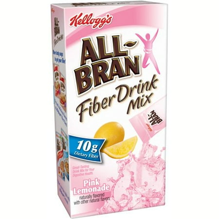 Kellogg's: All-Bran Pink Lemonade Fiber Drink Mix, 5 oz