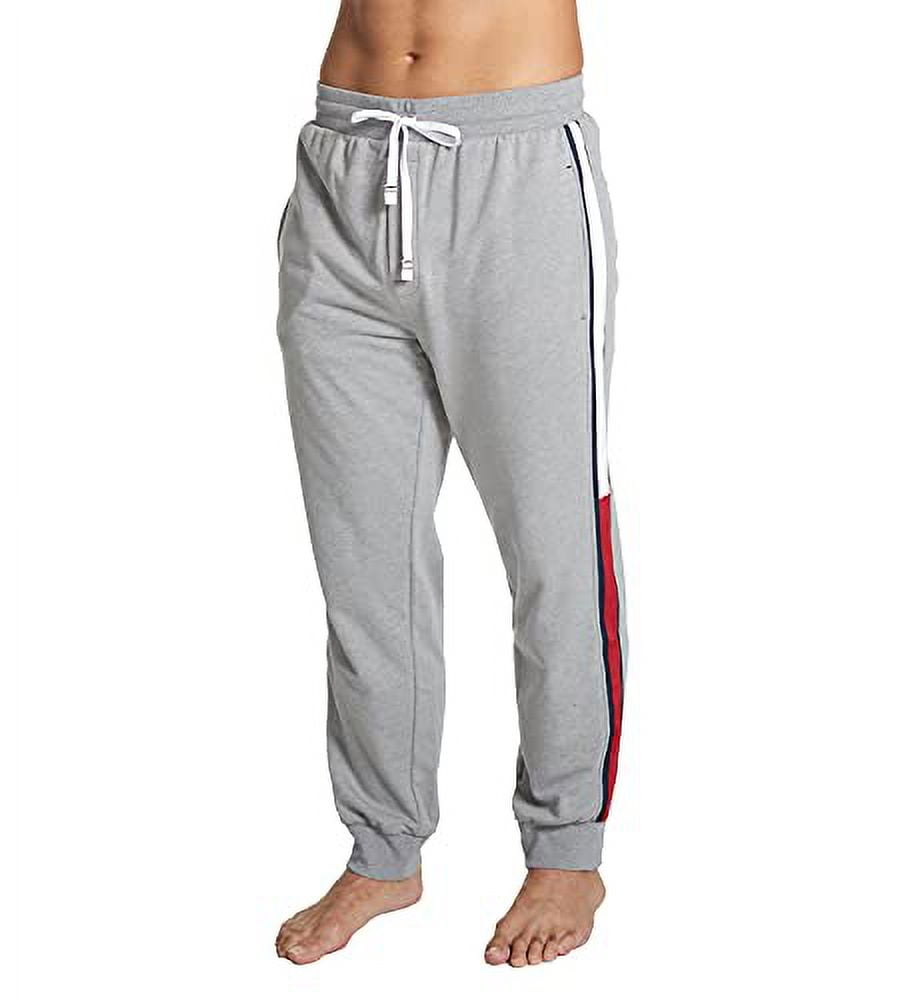 Men\'s Tommy Hilfiger 09T3880 Modern Essentials French Terry Lounge Pant  (Gray Heather L)