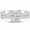 A-Dazzing Wedding Set, variant on Flydeer 2ct Radiant Cut Engagement Rings for Women 925 Sterling Silver Wedding Rings for Her 925 Sterling Silver 8A CZ Size 7