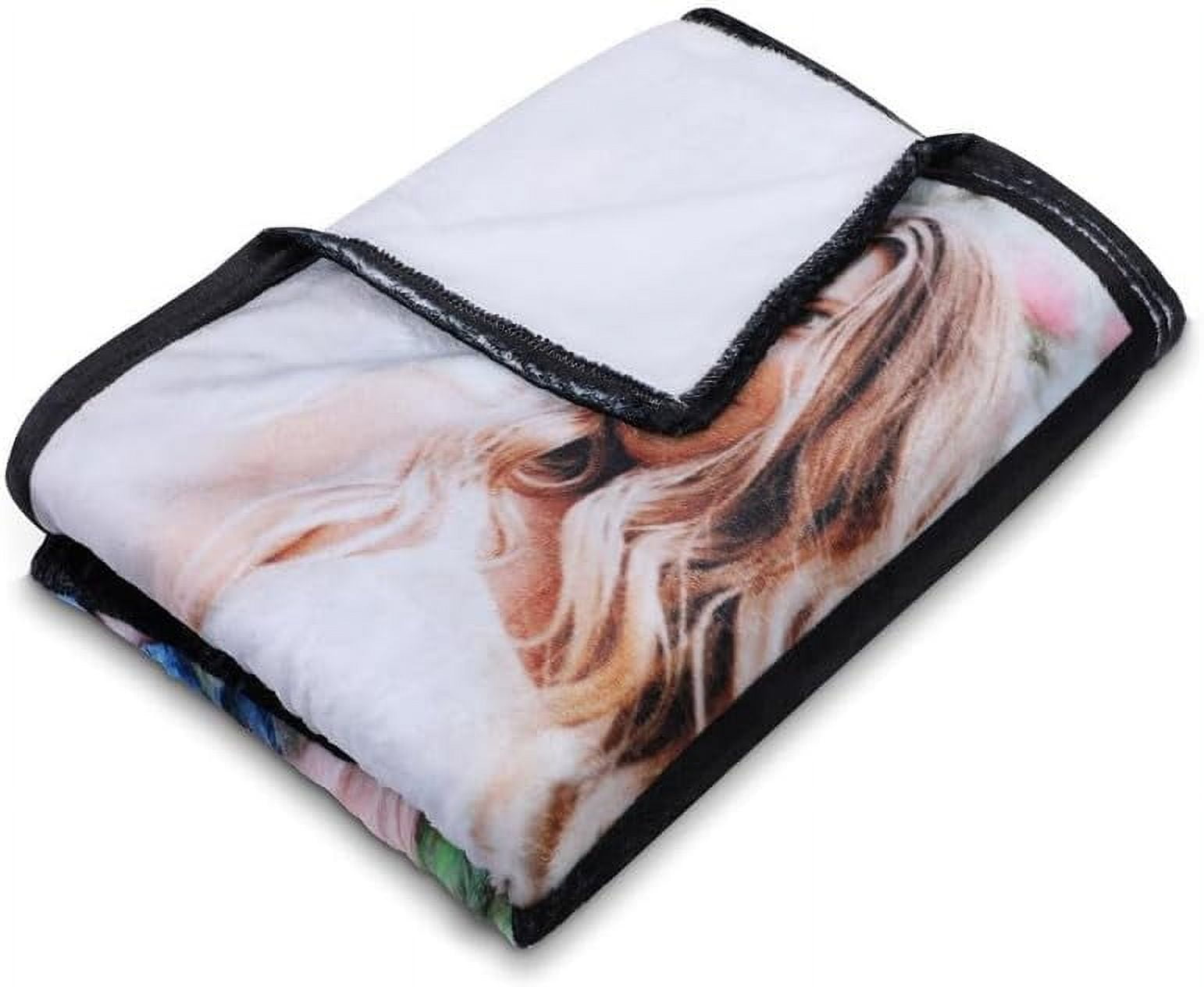 Customized Blankets with Photos Texts-Personalized Picture Collage Blanket Personalized Throw Blanket With Your Own Pictures Personalized Picture Blanket For Family Birthday Wedding Gift(1*Picture)