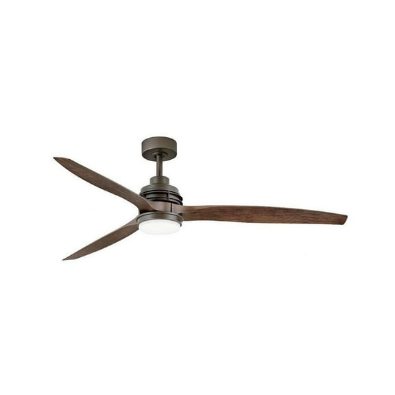 60 inch 3-Blade Ceiling Fan with Light Kit-Metallic Matte Bronze Finish Bailey Street Home 81-Bel-4243696