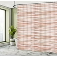 thumbnail image 4 of Ambesonne Abstract Shower Curtain, Nostalgic Knit Pattern Art, 69"Wx75"L, Redbrown Rose, 4 of 4