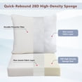 thumbnail image 3 of ATR ART to REAL 2PCS Outdoor Seat Cushion Set 24 x 24 Inch，Waterproof & Fade Resistant Patio Furniture Cushions with Removable Cover,Beige, 3 of 9