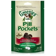 Greenies Dog Tablet Pill Pockets, Hickory Smoke, 3.2 oz