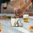 thumbnail image 5 of Yayeee Ashtray with Lid for Cigarette Smokeless Stainless Steel Home Ash Holder, White Cat Rainbow, 5 of 7