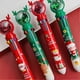 thumbnail image 3 of CHAO Bolígrafo de punta de bola colorido con dibujos navideños 10 en 1, diseño sencillo, para la escuela, la oficina, Papá Noel, 3 of 5