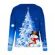 thumbnail image 5 of Camisas de Navidad Para Mujer, Tops de Cuello Redondo, Blusa de Otoño Holgada de Manga Larga Con Estampado Informal A La Moda, Jersey Odeerbi  ODB196968, 5 of 5