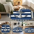 thumbnail image 5 of Round Rug 3.3Ft Washable Non-Slip, Navy Blue Anchor Circle Area Rugs for Living Room Bedroom, Nautical Summer Beach Coastal Ocean Indoor Floor Mats Carpet Runner for Home Decor Aesthetic, 5 of 8
