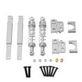 thumbnail image 3 of Amortiguador RC con juego de varillas de tracción, amortiguadores rellenos de aceite, kit de actualización profesional para bricolaje para camiones RC Plata, 3 of 8