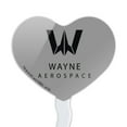 thumbnail image 2 of Justice League Movie Wayne Aerospace Heart Love Cupcake Picks Toppers Decoration Set of 6, 2 of 7
