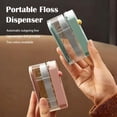 thumbnail image 6 of Automatic Portable Floss Pick Dispenser Floss Picks with Hygienic Sealed Design Floss Case Portable Refillable Holder for Travel Home Hotel Dinner, 6 of 9