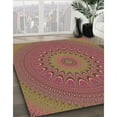 thumbnail image 2 of Ahgly Company Indoor Rectangle Patterned Bronze Brown Area Rugs, 7' x 10', 2 of 6