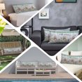 thumbnail image 6 of Spring Botanical Body Pillow Covers 20"x54", Vintage Black Plaid Brown Wooden Grain Soft Brushed Microfiber Breathable Throw Pillow Covers, Decorative Pillowcase with Zipper for Couch Sofa Bedroom, 6 of 9