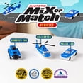 thumbnail image 1 of Playthings Playthings Mix o Match Vehicles, juego de juguetes magnéticos, policía Popular Playthings POPULAR PLAYTHINGS, 1 of 2