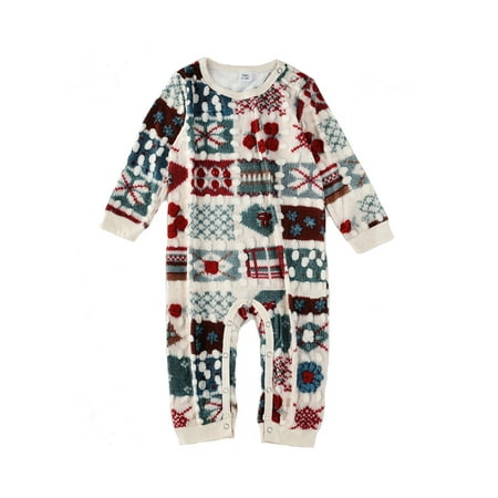 

Binpure Family Matching Pajama Knitted Long-Sleeves Tops with Pants Sleepwear