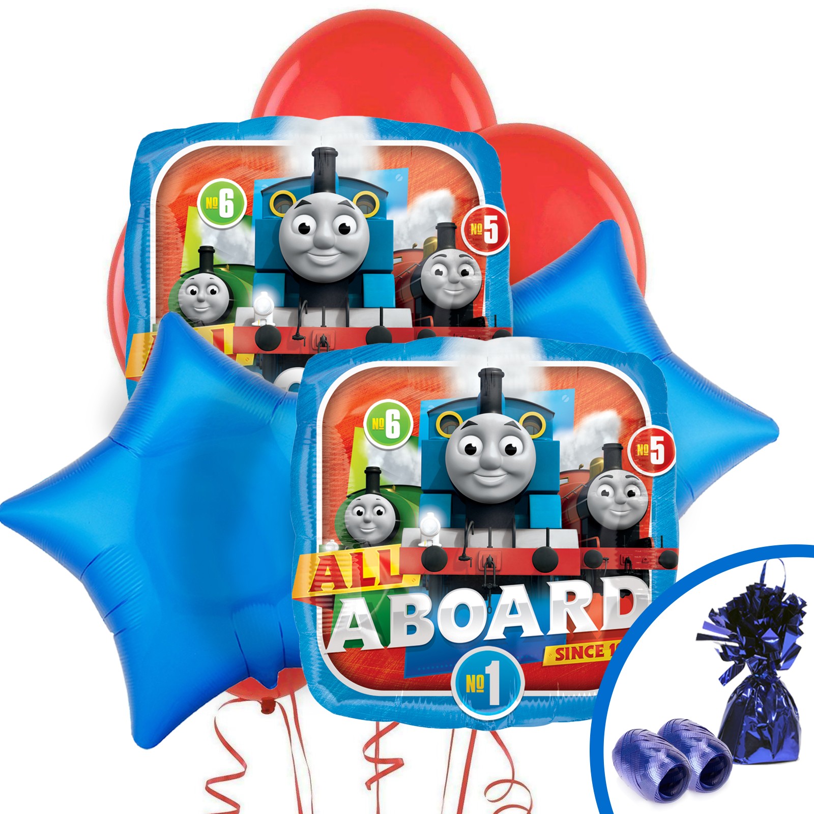 Thomas All Aboard Balloon Bouquet
