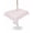 Blush, White, Pink, variant on Outdoor Tablecloth with Umbrella Hole for Patio/Picnic/Party/Camping, Grey Vertical Striped Waterproof Table Cloth Round Cover Washable, Farmhouse Thin Line Stripes (Dia 54")