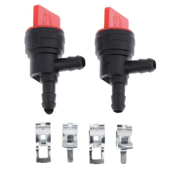 90 Degree Gas Fuels Shut Cut Valves Petcock Plastic Gas Fuels Switches For 494769 697944 Lawn Mower Accessories