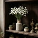 thumbnail image 4 of Ramo artificial de gypsophila (aliento de bebé) | Arreglo de tallos de flores artificiales para decoración del hogar | Decoración floral de plástico para la mesa de la sala, 4 of 6