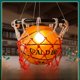 thumbnail image 1 of Candelabro de baloncesto retro americano, personalidad creativa, restaurante, gimnasio, tienda, tema deportivo, tienda de ropa, candelabro decorativo, 1 of 5