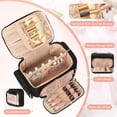 thumbnail image 3 of Bolsa de maquillaje OCHEAL, organizador de viaje para mujer, color negro, 3 of 9