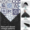 thumbnail image 3 of Blue Ethnic Geometric Patchwork Pattern Kitchen Rugs Sets Of 3,Kitchen Runner Rugs Non Skid Washable,Decorative Kitchen Floor Mats for Kitchen,Sink,Laundry,17"x30"+ 17"x47" + 17"x59", 3 of 6