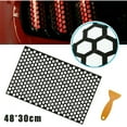 thumbnail image 1 of Black Perforated Headlight Wrap Self-Adhesive Cover 48 x 30cm Roll DIY, 1 of 7