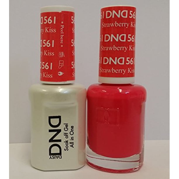 DND Nail Polish Gel & Matching Lacquer Set (561 Strawberry Kiss