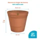 thumbnail image 3 of Kit 3 Macetas para Interiores y Exteriores 13 Litros, 3 of 5