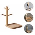 thumbnail image 4 of Weiweiguan Wooden Key Tray Entryway Key Holder Wood Jewelry Storage Rack Home Organizer, 4 of 7
